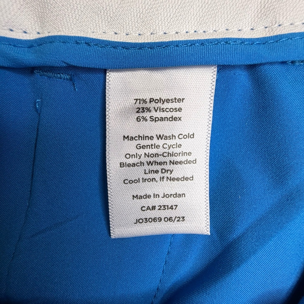 Talbots Women’s Hampshire Ankle pants, size 6, bright blue, excellent like new! - Picture 5 of 7